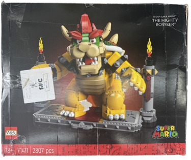LEGO® Super Mario™ - The Mighty Bowser™ - 71411 - 2807 Piece Building Set *** DAMAGED BOX ***