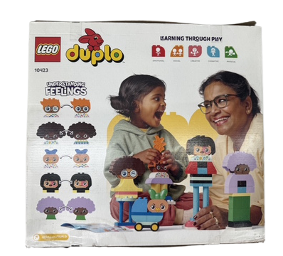 LEGO® DUPLO® - Buildable People with Big Emotions - 10423 Box 2 - 71 Piece Building Set *** DAMAGED BOX ***