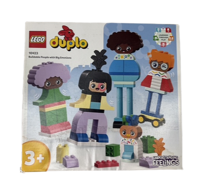 LEGO® DUPLO® - Buildable People with Big Emotions - 10423 Box 2 - 71 Piece Building Set *** DAMAGED BOX ***