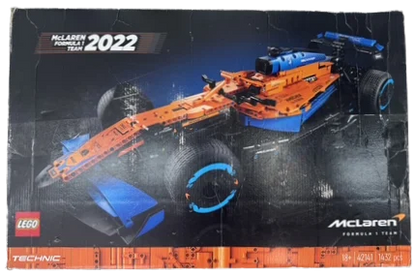 LEGO® Technic™ - McLaren Formula 1™ Race Car - 42141 - 1432 Piece Building Set *** DAMAGED BOX ***