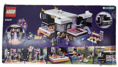 LEGO® Friends - Pop Star Music Tour Bus - 42619 - 845 Piece Building Set *** DAMAGED BOX ***