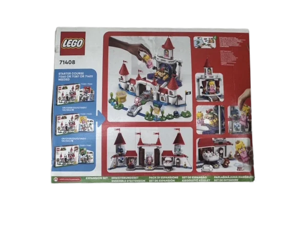 LEGO® Super Mario™ - Peach’s Castle Expansion Set - 71408 - 1216 Piece Building Set *** DAMAGED BOX ***