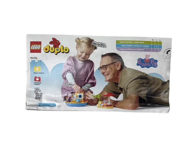 LEGO® DUPLO® - Peppa Pig™ Boat Trip - 10432 Box 3 - 23 Piece Building Set *** DAMAGED BOX ***