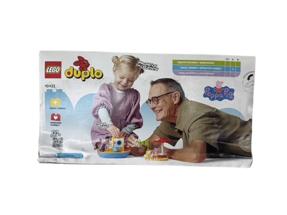 LEGO® DUPLO® - Peppa Pig™ Boat Trip - 10432 Box 3 - 23 Piece Building Set *** DAMAGED BOX ***