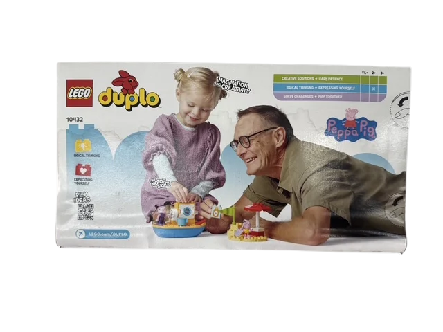 LEGO® DUPLO® - Peppa Pig™ Boat Trip - 10432 Box 2 - 23 Piece Building Set *** DAMAGED BOX ***