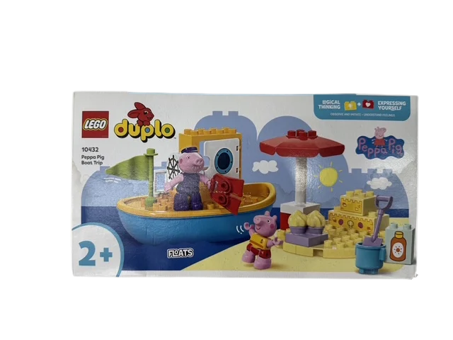 LEGO® DUPLO® - Peppa Pig™ Boat Trip - 10432 Box 3 - 23 Piece Building Set *** DAMAGED BOX ***