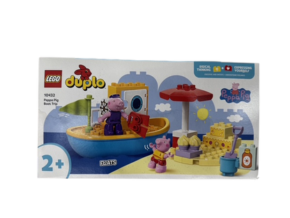 LEGO® DUPLO® - Peppa Pig™ Boat Trip - 10432 Box 2 - 23 Piece Building Set *** DAMAGED BOX ***