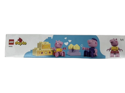 LEGO® DUPLO® - Peppa Pig™ Boat Trip - 10432 Box 3 - 23 Piece Building Set *** DAMAGED BOX ***
