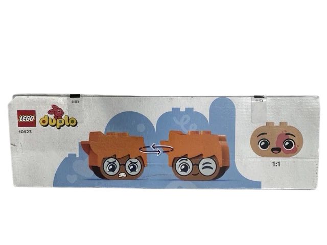LEGO® DUPLO® - Buildable People with Big Emotions - 10423 Box 2 - 71 Piece Building Set *** DAMAGED BOX ***