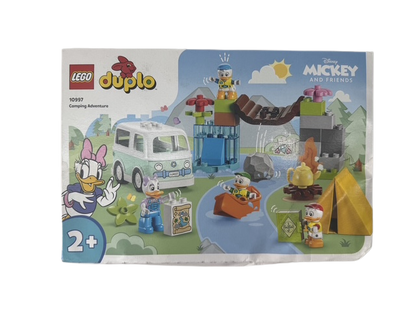 LEGO® DUPLO® Disney - Mickey and Friends Camping Adventure - 10997 - 37 Piece Building Set *** DAMAGED BOX ***