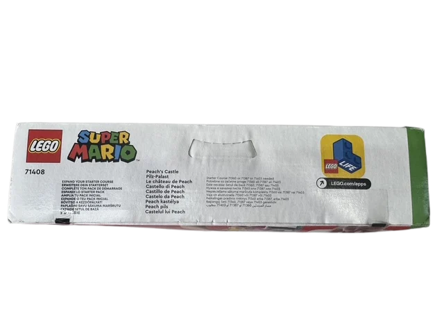 LEGO® Super Mario™ - Peach’s Castle Expansion Set - 71408 - 1216 Piece Building Set *** DAMAGED BOX ***